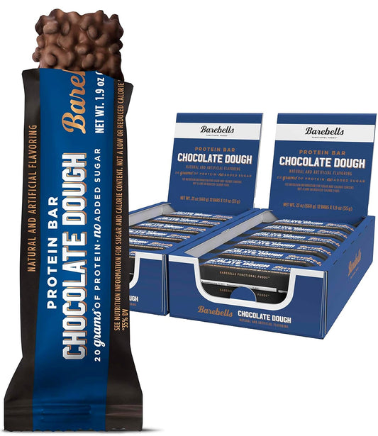 Barebells Brownie Dough Protein Bars - 24 Pack, 20g Protein, Low Sugar