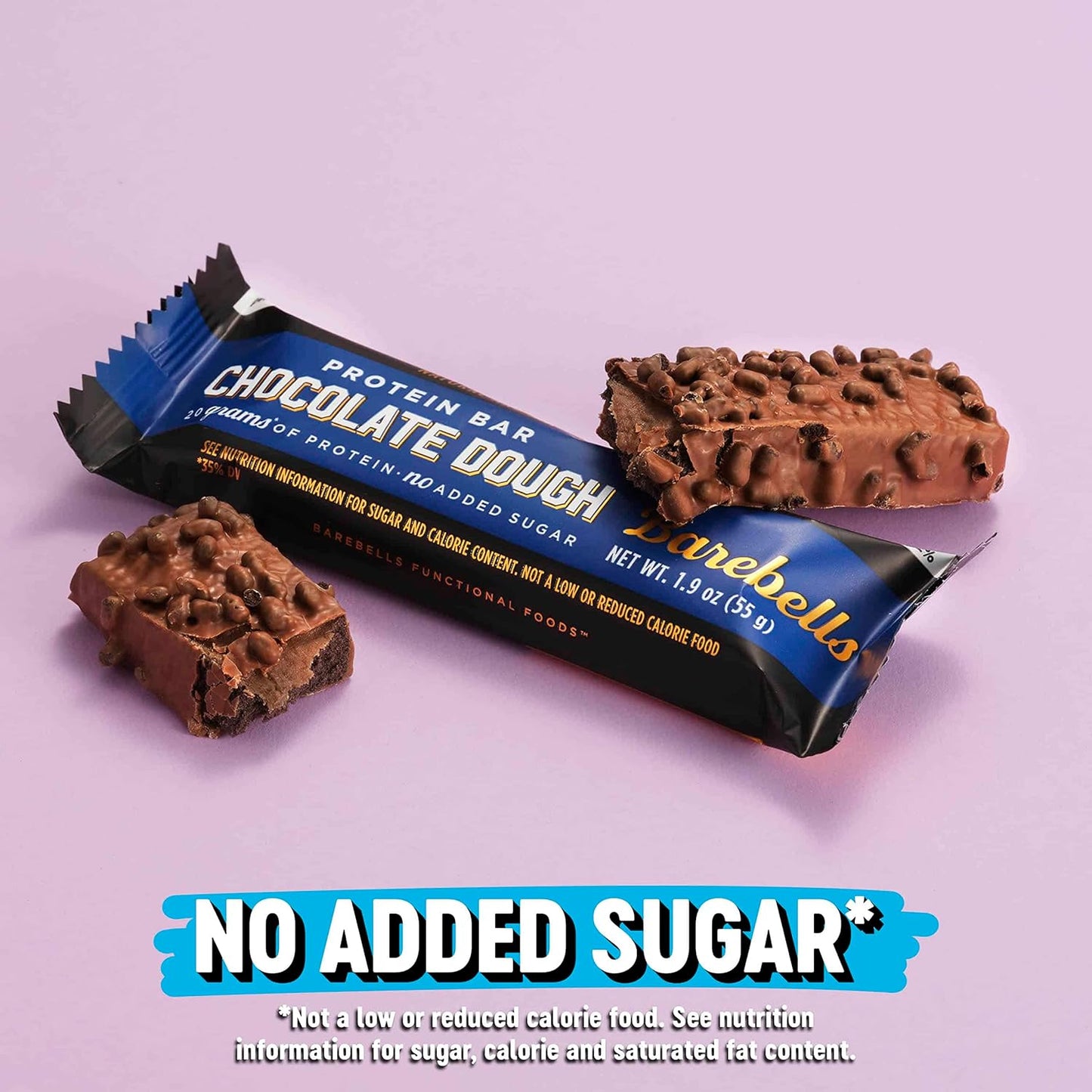 Barebells Brownie Dough Protein Bars - 24 Pack, 20g Protein, Low Sugar