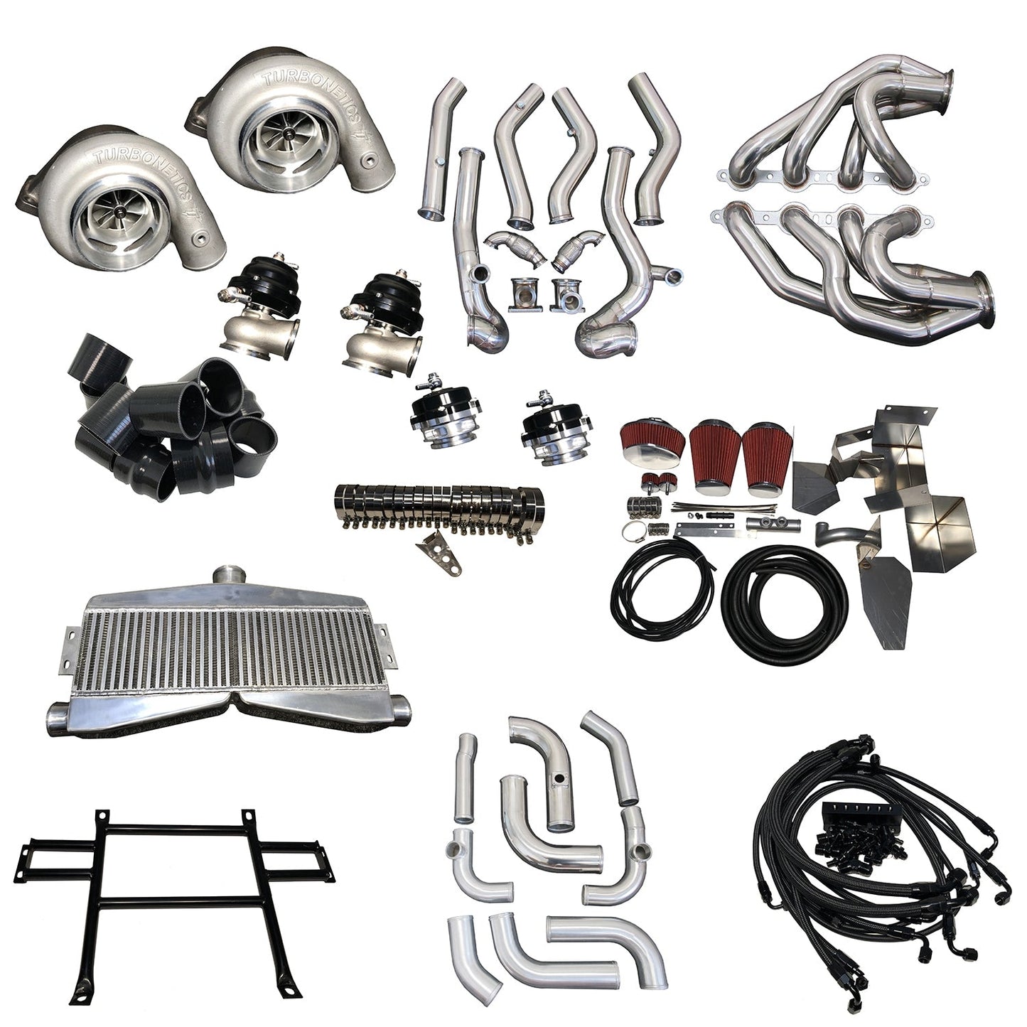 Silverado & Sierra Twin Turbo Kit 2007-13 (4.8L, 5.3L, 6.0L, 6.2L)