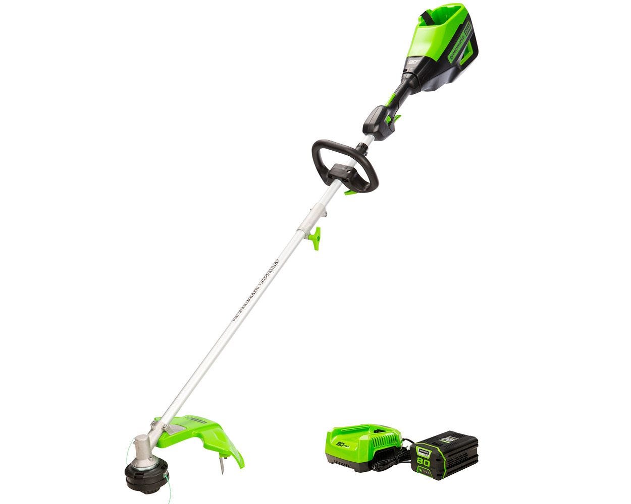 80V 16" Cordless Battery String Trimmer (Attachment Capable) w/ 2.5 Ah Battery & Charger