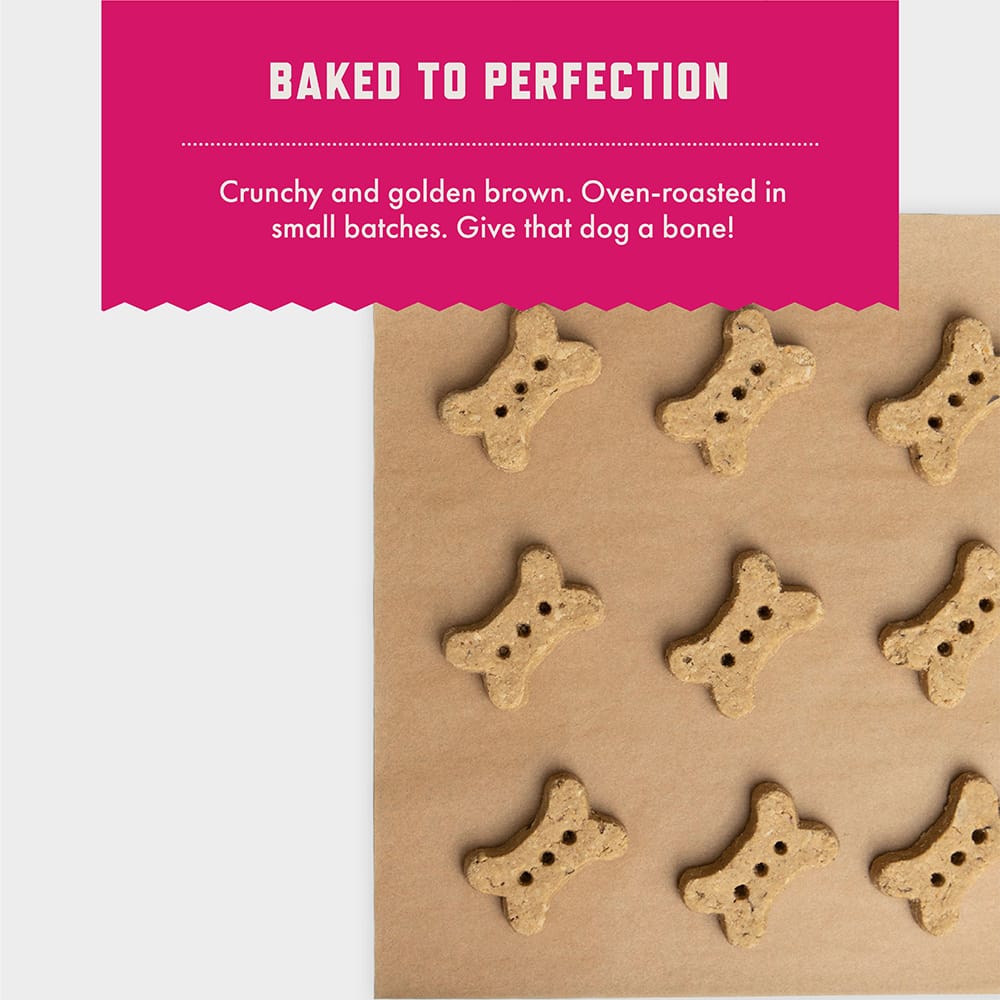 Baked Salmon with Peas & Thyme Dog Biscuits