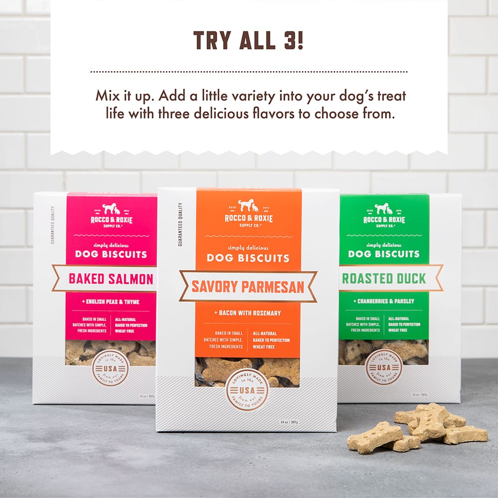 Roasted Duck with Cranberries & Parsley Dog Biscuits