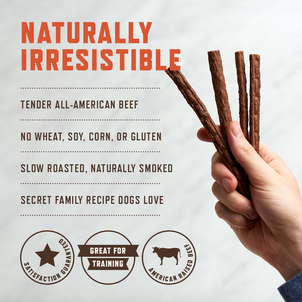 Jerky Dog Treats - Made In USA Only - Choose From Beef, Chicken or Turkey