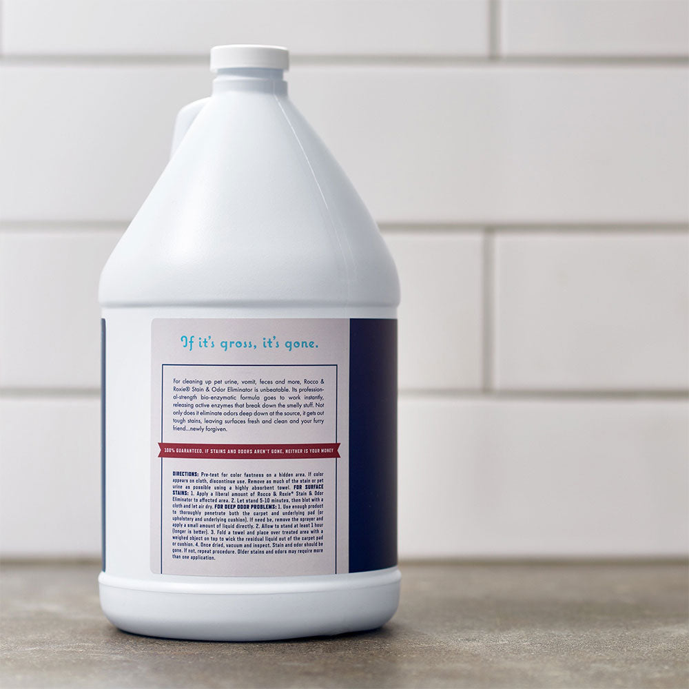 Pro Strength Stain & Odor Eliminator - Enzyme-Powered Pet Odor & Stain Remover for Dog and Cat Urine