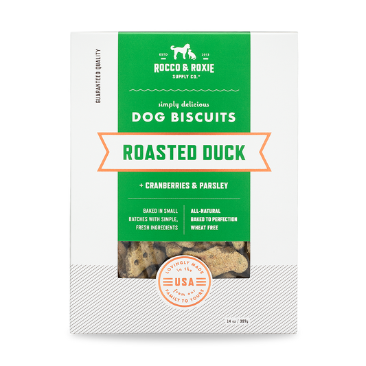 Roasted Duck with Cranberries & Parsley Dog Biscuits