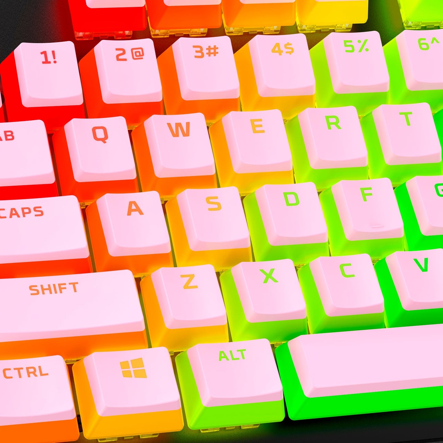 HyperX Pudding Keycaps - Full Key Set
