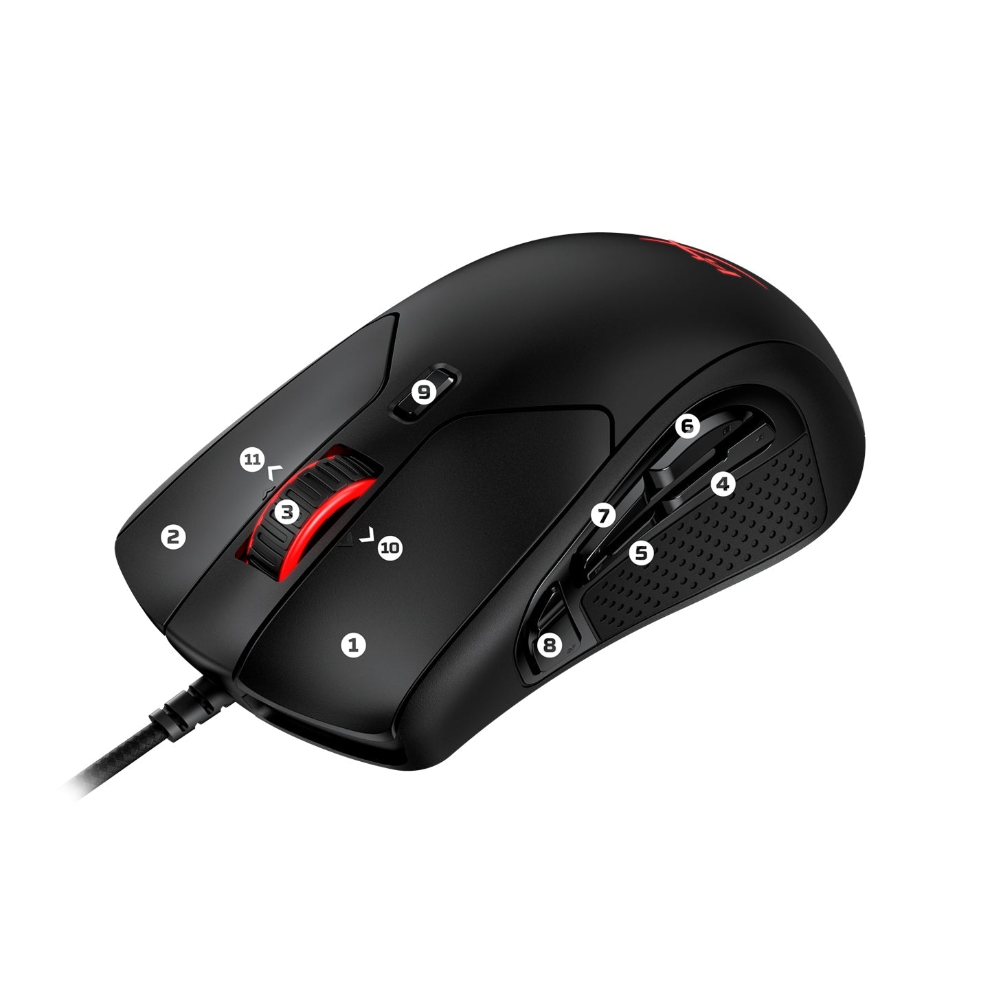 HyperX Pulsefire Raid - Gaming Mouse (Black)