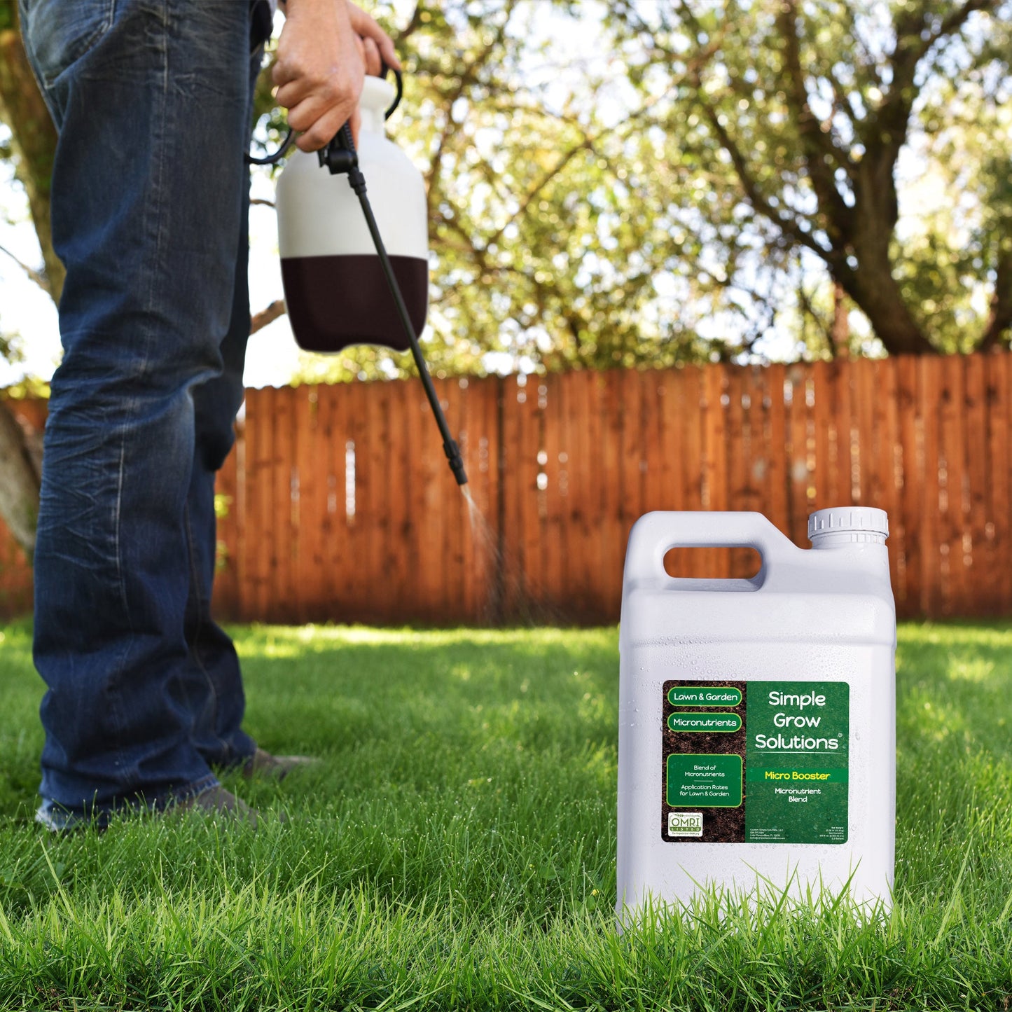 Micro Booster: Organic Complexed Micronutrient Blend For Lawn and Garden (2.5 Gallon)