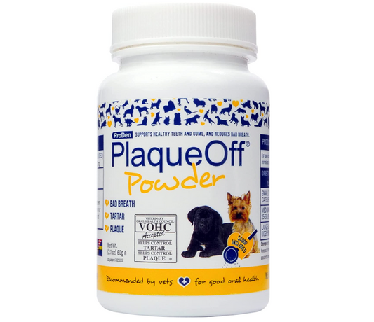 PlaqueOff Powder for Pets - Cat & Dog Breath Freshener