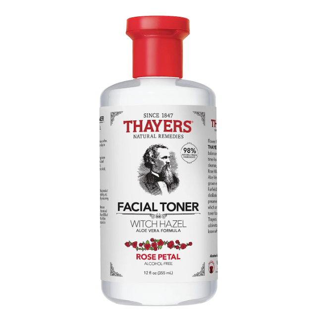 Thayers Alcohol-Free, Hydrating Rose Petal Witch Hazel Facial Toner