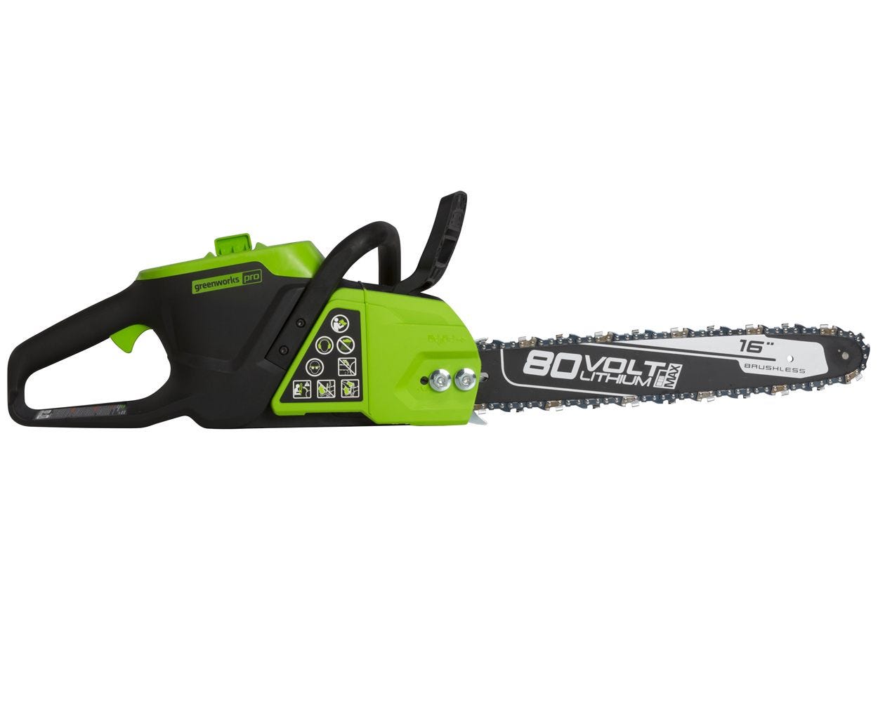 80V 16" Cordless Battery Chainsaw w/ 2.5 Ah Battery & Charger