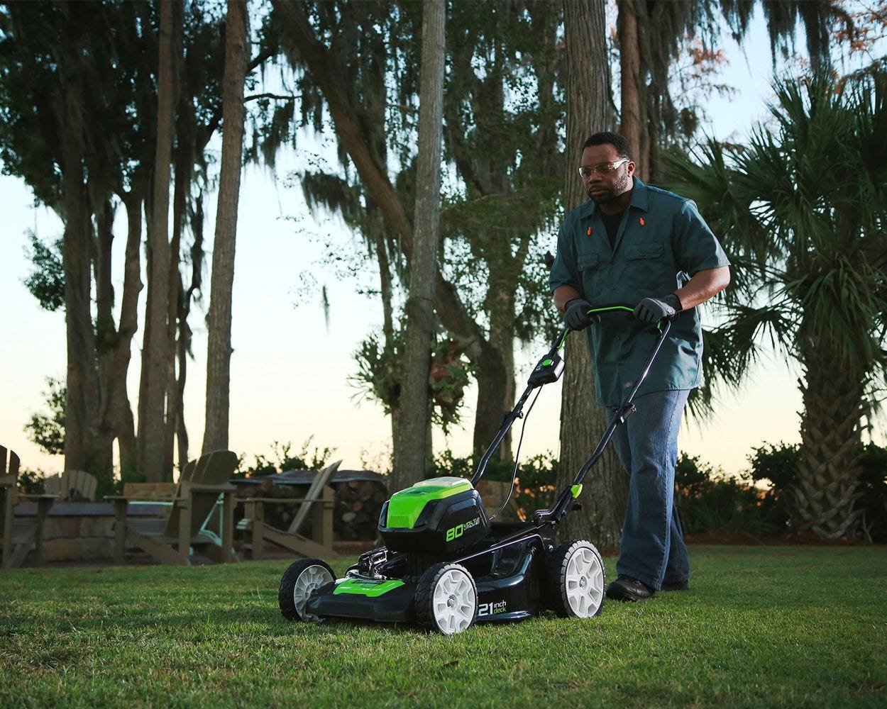 80V 21" Cordless Battery Push Lawn Mower (Tool Only)