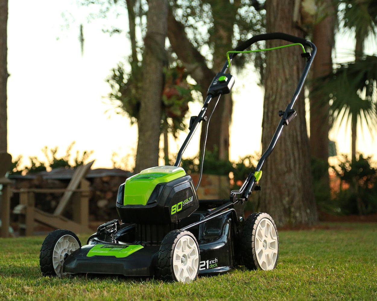 80V 21" Cordless Battery Push Lawn Mower (Tool Only)