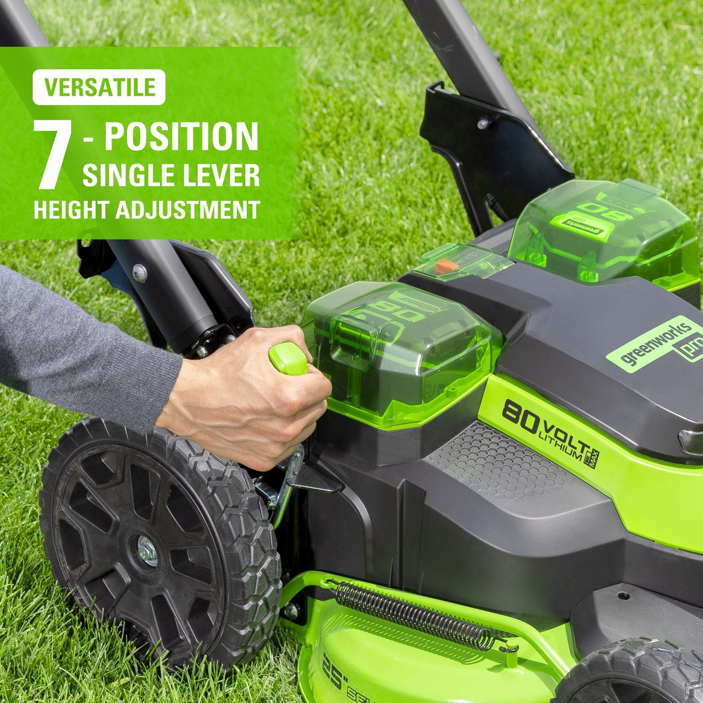 80V 25" Cordless Battery Brushless Self-Propelled Mower (Tool Only)