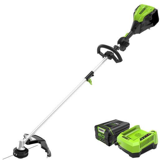 80V 16" Cordless Battery String Trimmer (Attachment Capable) w/ 2.0Ah Battery & Charger