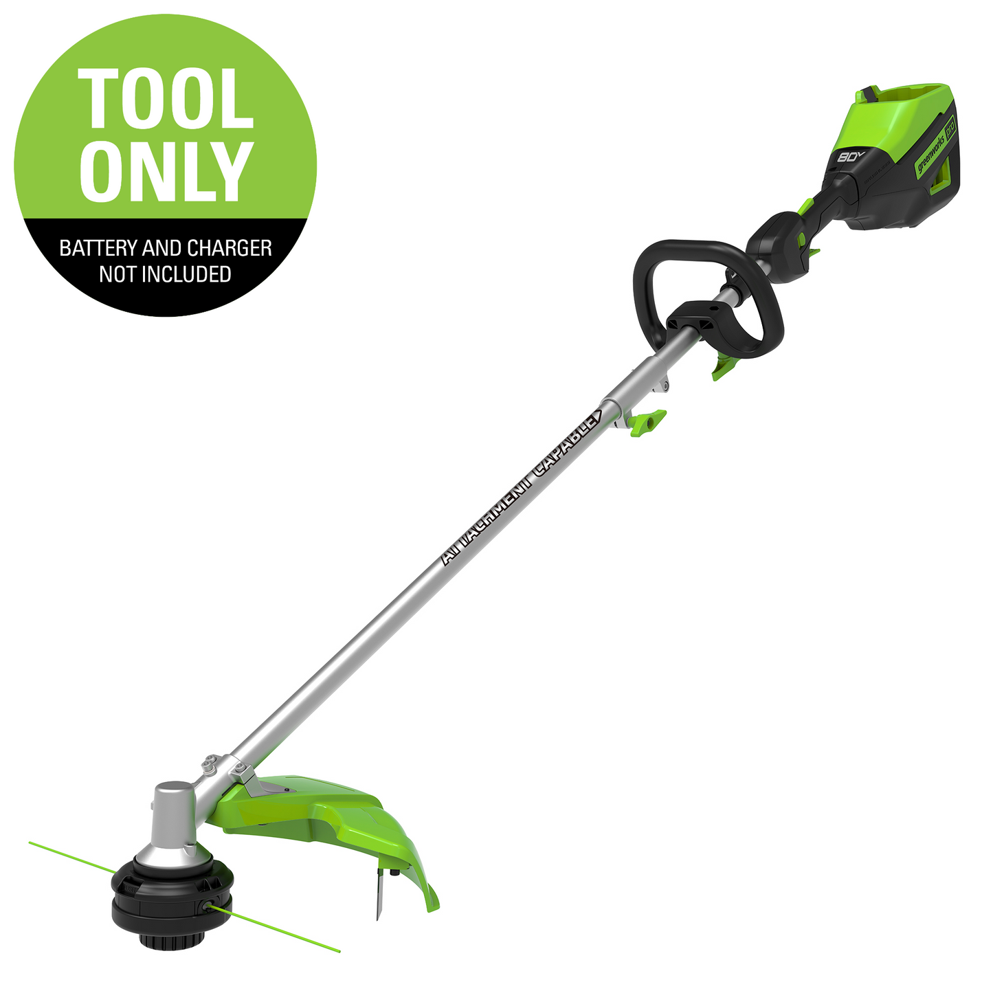 80V 16" Cordless Battery String Trimmer (Attachment Capable) (Tool Only)