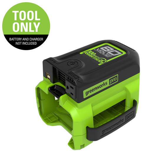 80V Cordless Battery 300 Watt Power Inverter (Tool Only)