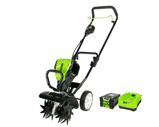 80V 10" Brushless Cultivator / Tiller w/ 2.0 Ah Battery