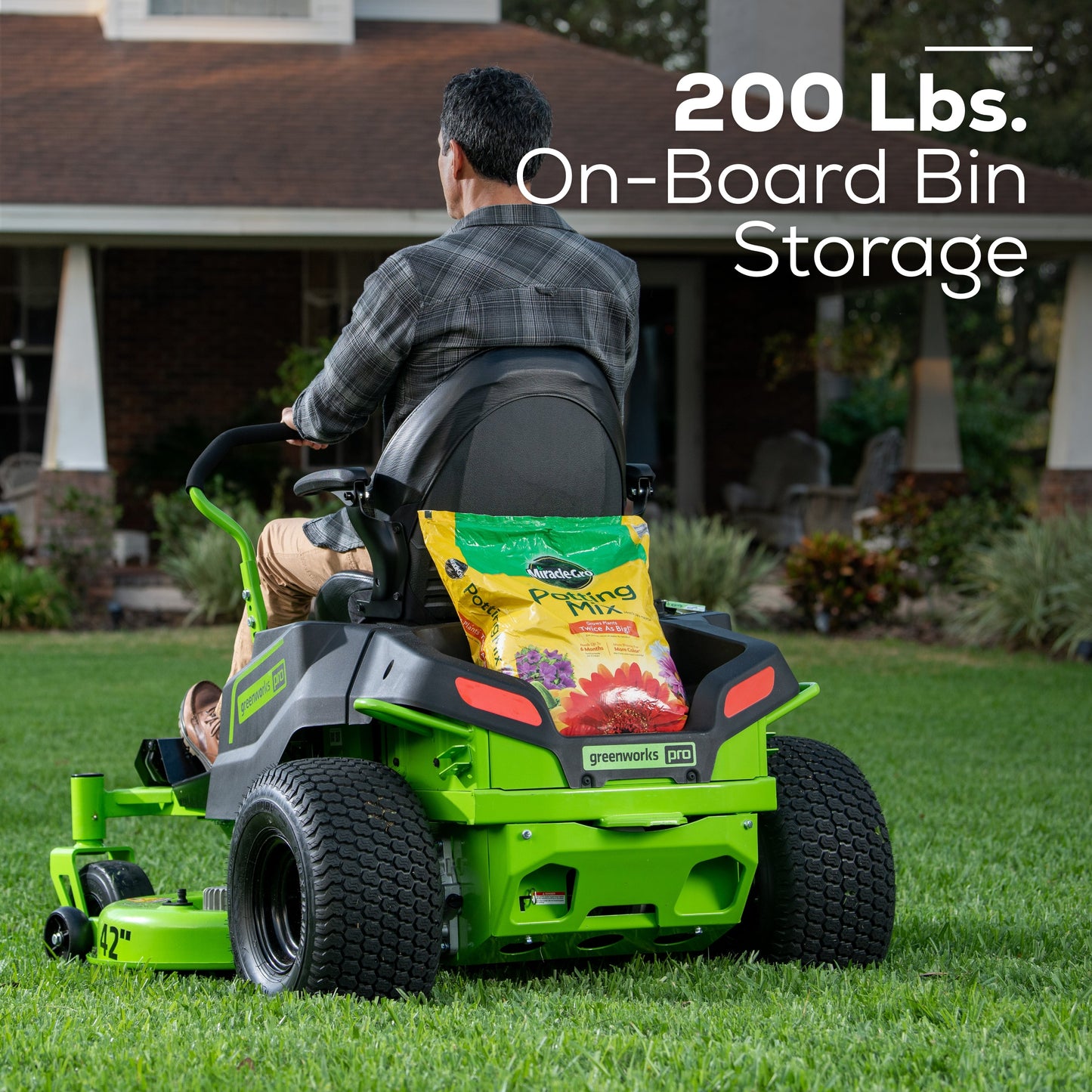 80V 42" Cordless Battery CrossoverZ Zero Turn Lawn Mower w/ Six (6) 5.0Ah Batteries and Three (3) Dual Port Turbo Chargers