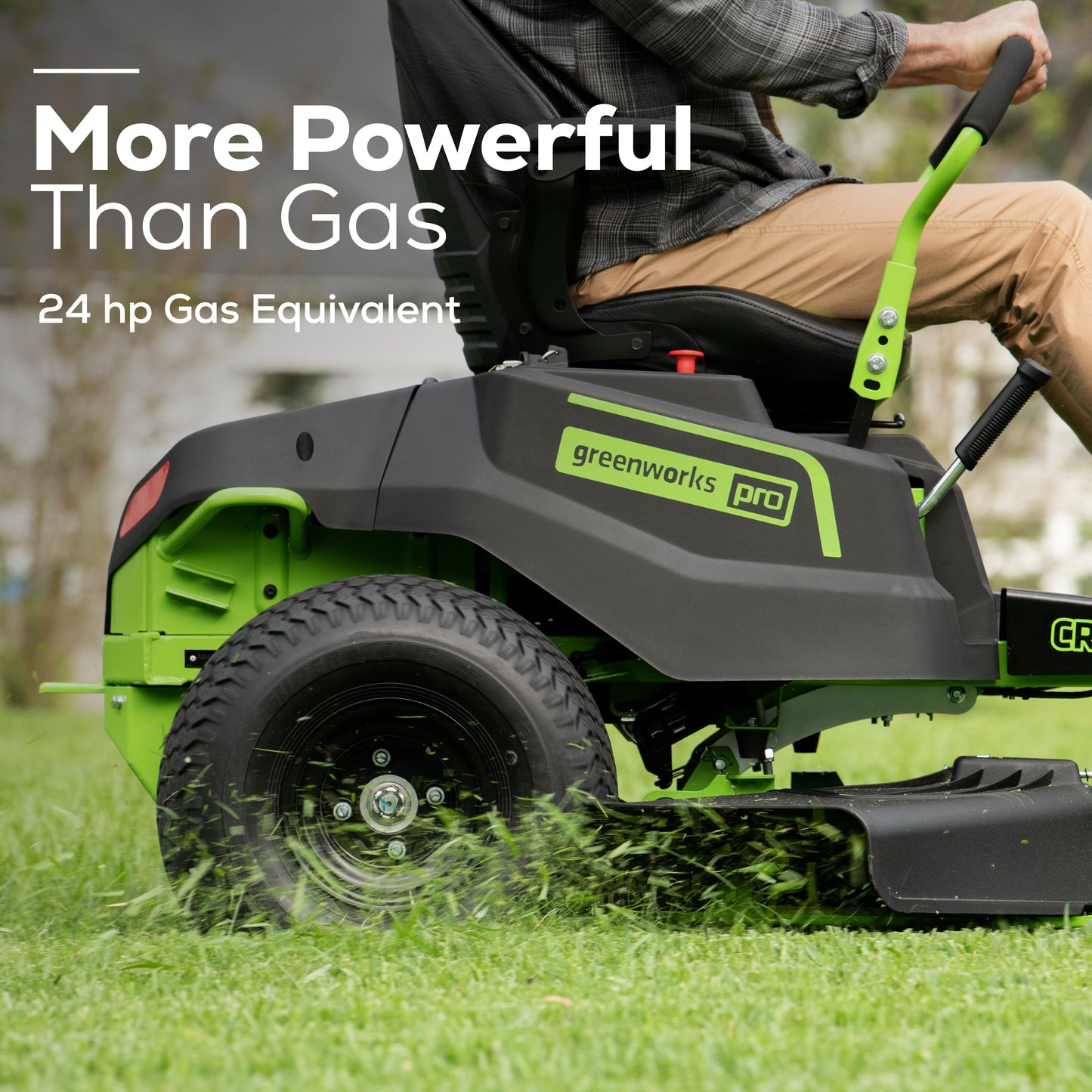 80V 42" Cordless Battery CrossoverZ Zero Turn Lawn Mower w/ Six (6) 5.0Ah Batteries and Three (3) Dual Port Turbo Chargers