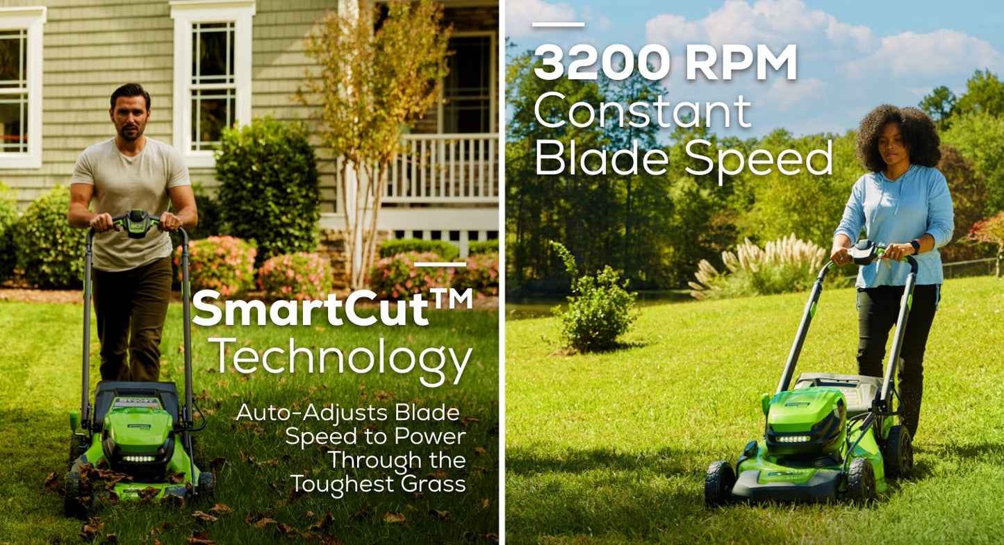 80V 21" Cordless Battery Self-Propelled Lawn Mower w/ 5.0Ah Battery & Rapid Charger