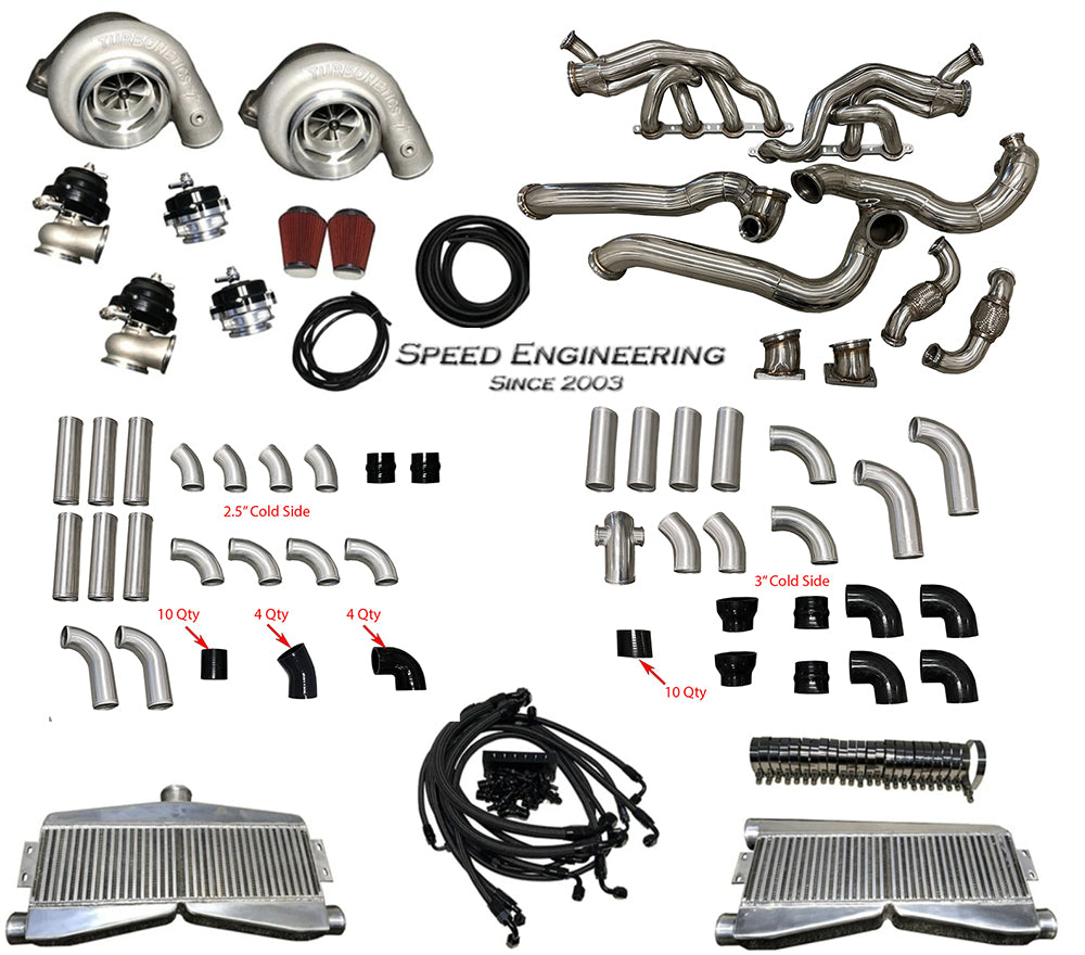 LS Swap Universal Twin Turbo Kit (A-Body, F-Body, C10 Trucks)