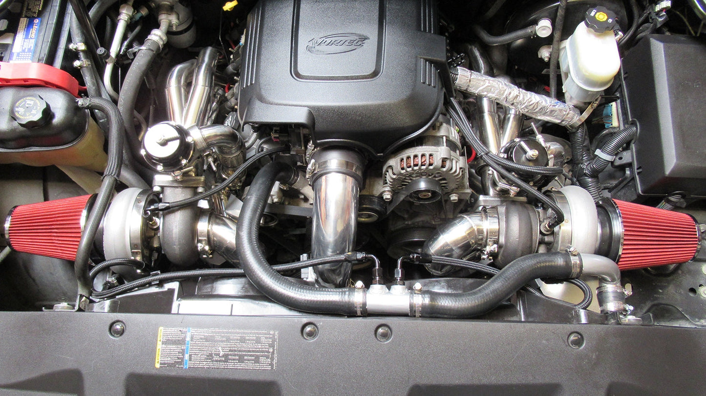 Silverado & Sierra Twin Turbo Kit 2007-13 (4.8L, 5.3L, 6.0L, 6.2L)