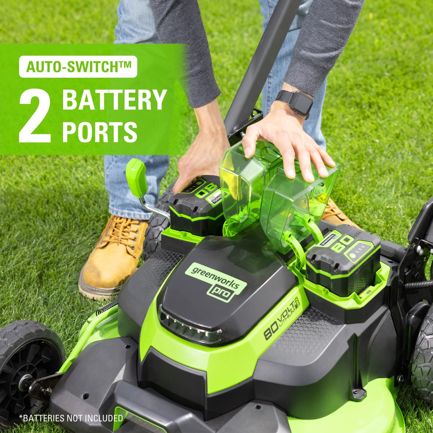 80V 25" Cordless Battery Brushless Self-Propelled Mower (Tool Only)