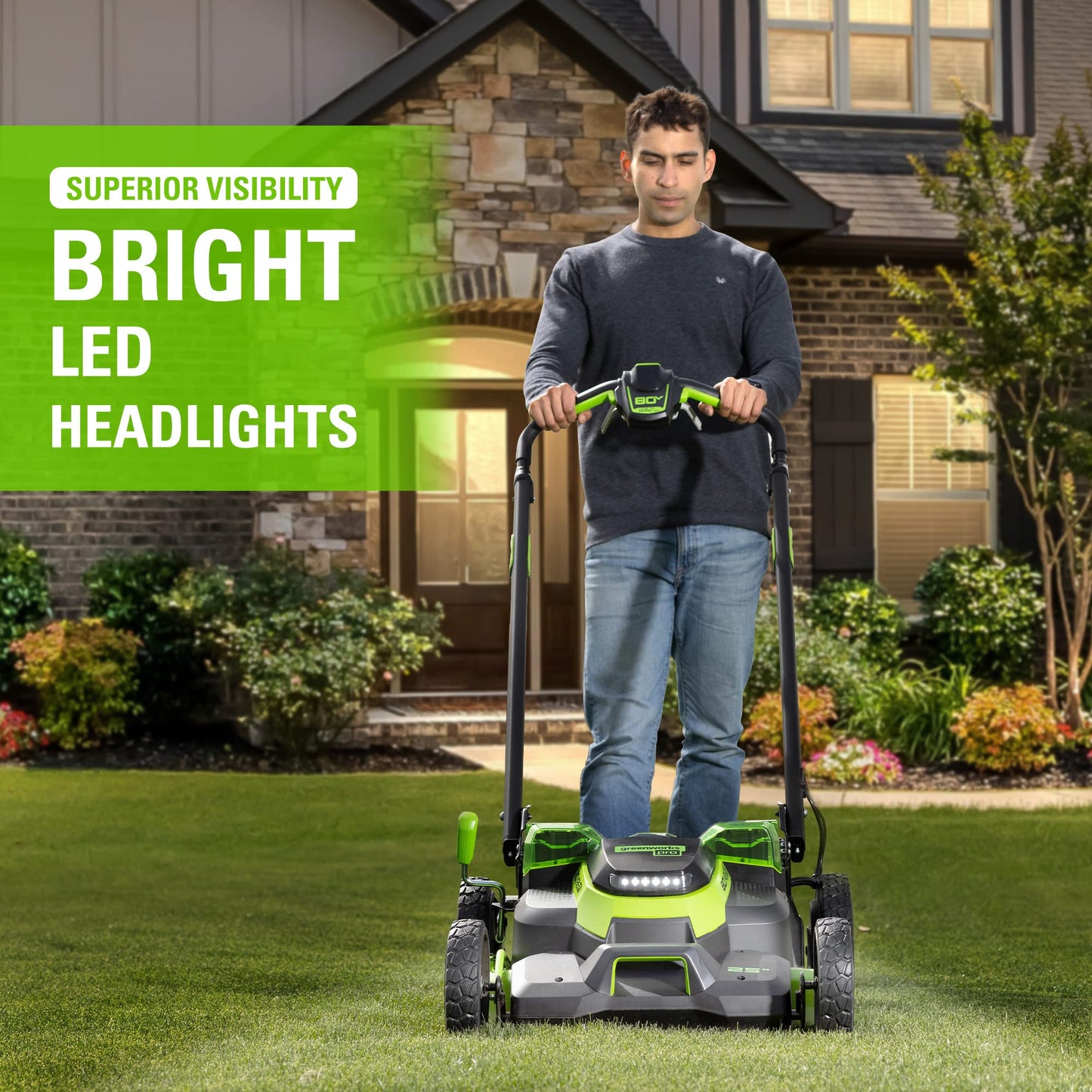 80V 25" Cordless Battery Brushless Self-Propelled Mower (Tool Only)