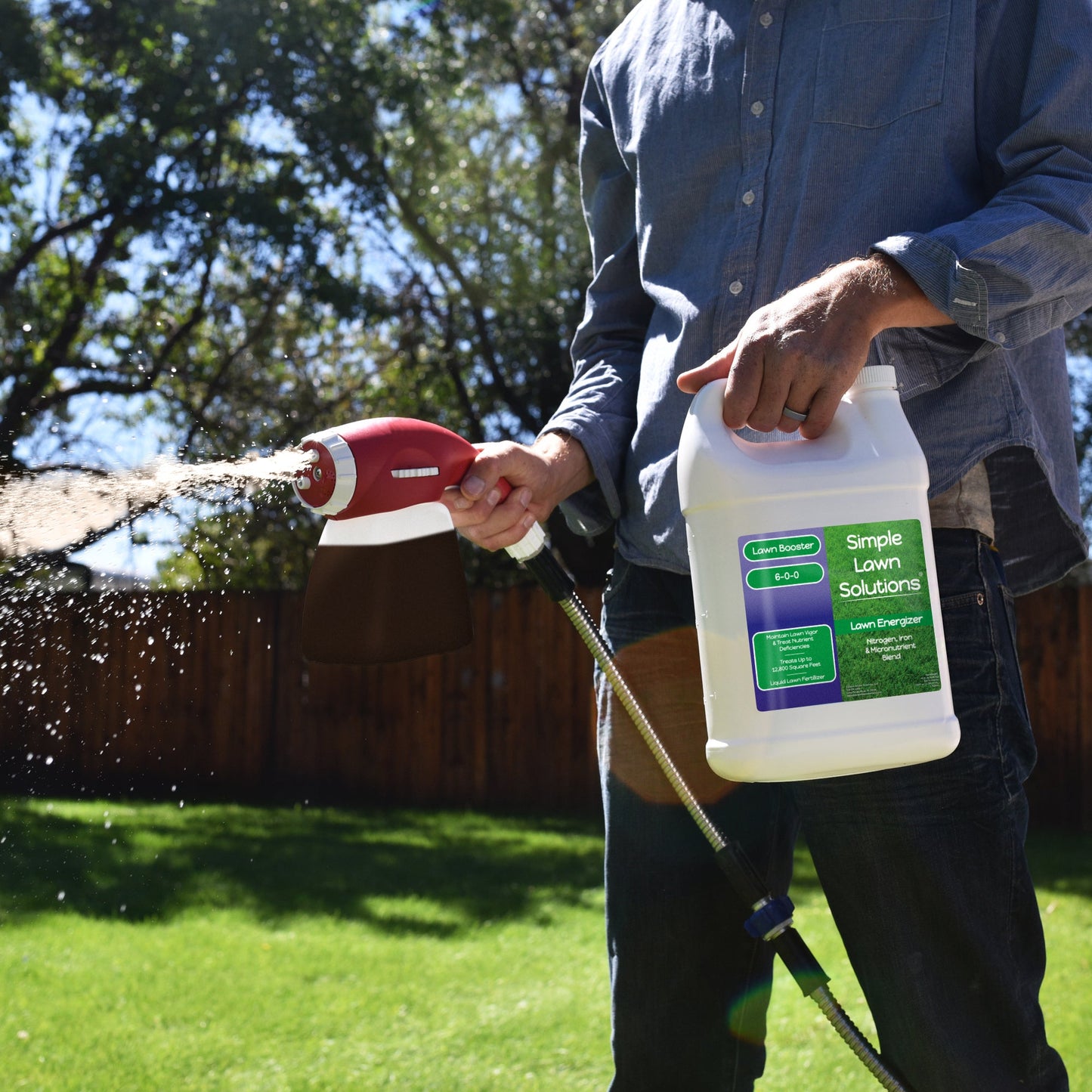 Lawn Booster: Lawn Energizer Iron & Nitrogen Blend (1 Gallon)